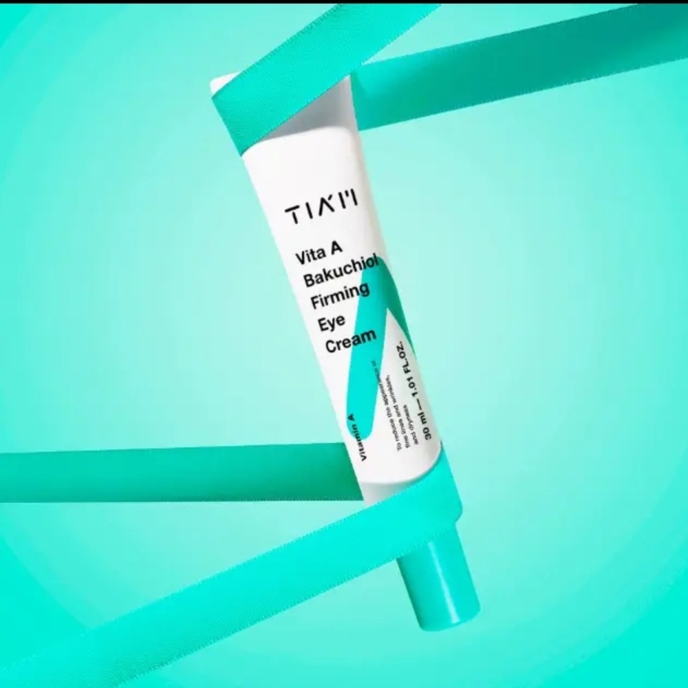Vita A Bakuchiol Firming Eye Cream - White and Teal